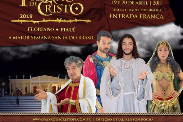 Paixão de Cristo em Floriano terá Sérgio Marone, Paulo Betti e Danni Suzuki no elenco
